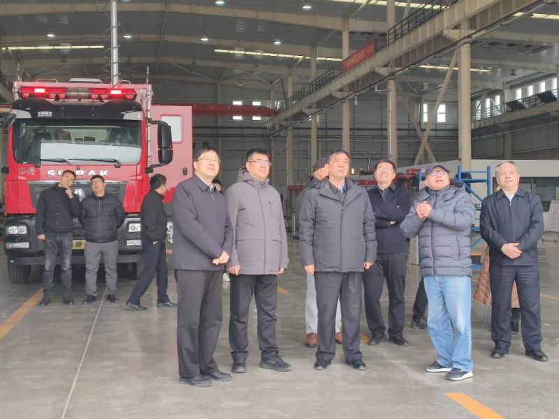 省應急管理廳廳長常萬琦一行調(diào)研獵鷹安陽制造中心